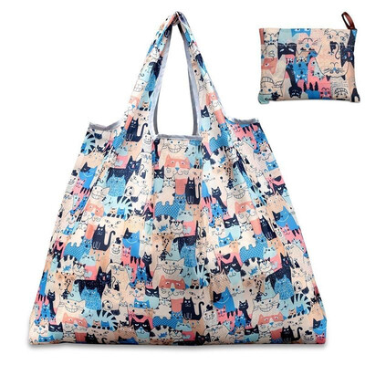 

Waterproof Folding Reusable Eco Shopping Travel Shoulder Bag Pouch Tote Handbag