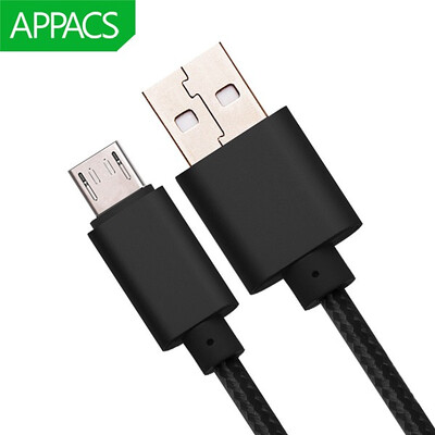 

APPACS Micro USB Cable Fast Charging Mobile Phone Andriod Cable Adapter 5V2A 1m 2m 3m USB Data Charger Cable for Samsung HTC LG