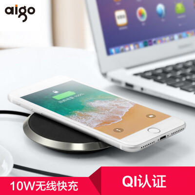 

Aigo wireless charger Qi02 factory to support QiQC2030 protocol fast charge foreign object detection support iPhone8Plus Samsung S798note8 Universal Apple Android