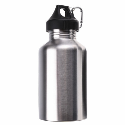 

UpperX 2000ML Stainless Steel Drinking Water Bottle Cycling Camping Hiking Silver