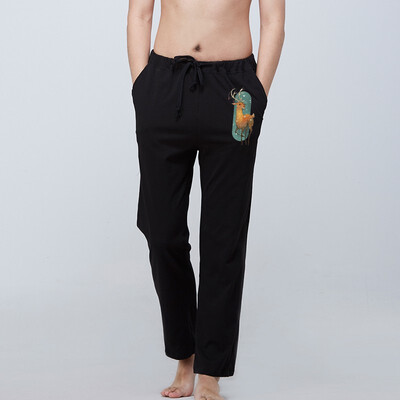 

SOUTEAM Mens MLB Soft & Light 100 Cotton Drawstring Yoga Lounge & Sleep Pant