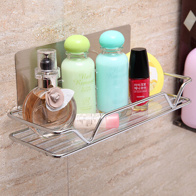 

Bingyou bathroom cosmetics rack bathroom stainless steel wall hanging shelf