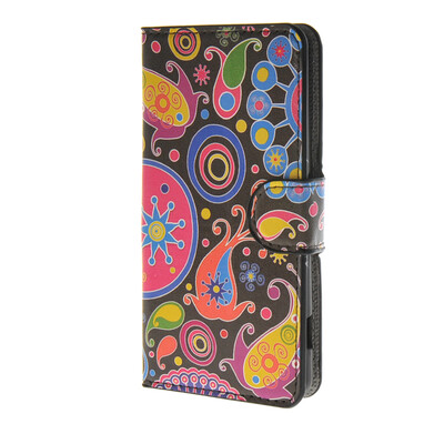 

MOONCASE Flower style Leather Side Flip Wallet Card Slot Stand Pouch чехол для Sony Xperia Z4 Compact (Mini) a08