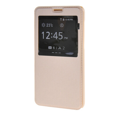 

MOONCASEокна дизайн тонкий Flip кожи от дела для того, чтобы вернуть Meizu Meilan 2 (5.0”)