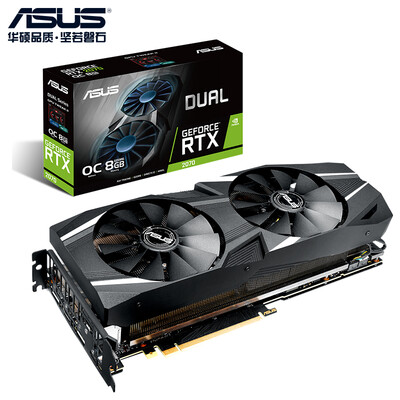

ASUS DUAL-GeForce RTX2070-O8G 1410-1740MHZ 14000MHZ Game E-sports Professional Graphics 8G 256bit discrete graphics