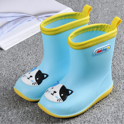 

Banzheni childrens rain boots baby rain boots boys&girls four seasons rubber shoes childrens non-slip water shoes childrens shoes small yellow bear 26 ya