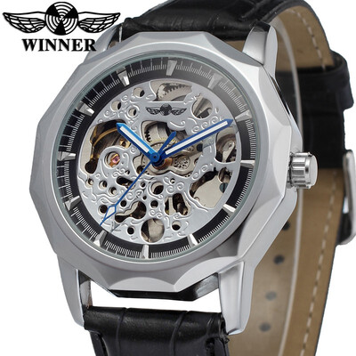 

Winner skeleton mechanical watch w219