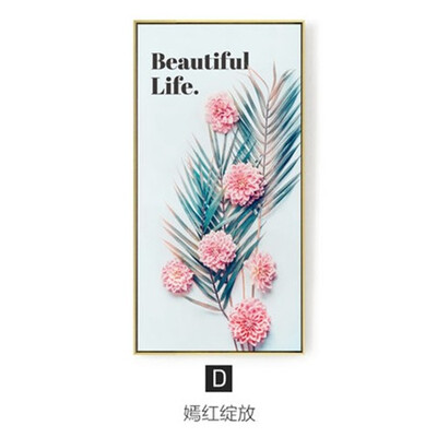 

Nordic Modular HD Print Artwork Flowers Home Decor Modern Canvas painting picture for living room PIC001