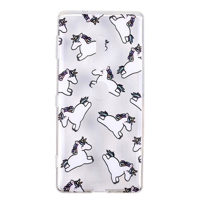 

MOONCASE Sony Xperia XZ2 high-transparent painted TPU-unicorn