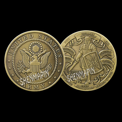 

3pcs different styles God gives defensive armor ancient bronze commemorative coins high relief challenge token collection