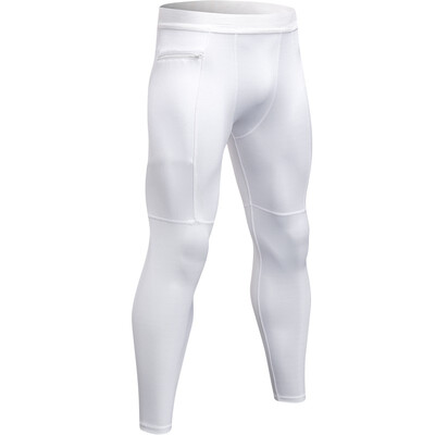 

New Zipper Pocket Sport Pants For Men Quick Dry Running Pant Fitness Clothing Training Sport Trouser