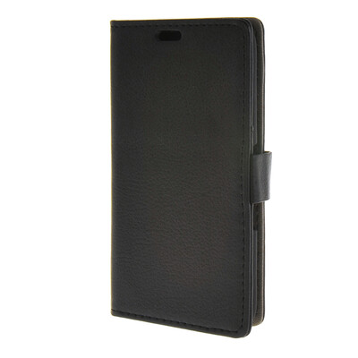 

MOONCASE Лич кожи Кожа Флип кошелек Слот для карты отойти чехол для LG G4 черный
