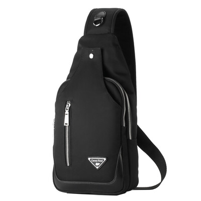 

Carneyroad Carnival Men's Corset Casual Travel Messenger Bag Нейлоновая ткань Корейский прилив Черный CR - 163