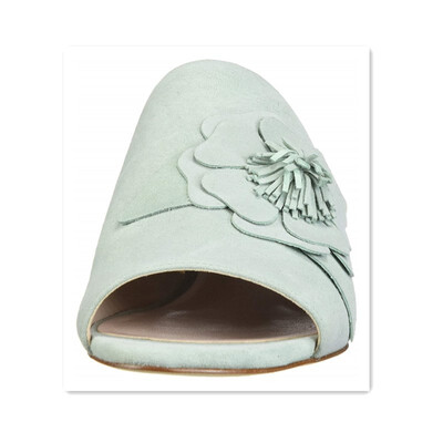 

Womens lucienne suede slippers sandals