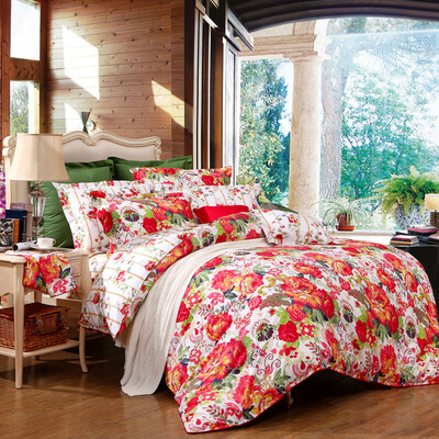 

FUANNA cotton bed set/bed kit (duvet cover/bedsheet/pillowcase
