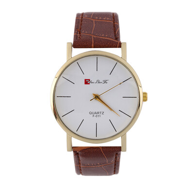 

New Brand Hot Men's Fashionable Leather Retro Watch Leather Wristwatch