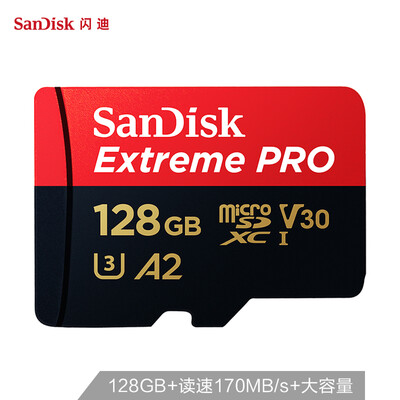 

SanDisk A1 128GB Read speed 100MB s Write speed 90MB s Extreme ultra speed Mobile MicroSDXC UHS-I Memory card TF card