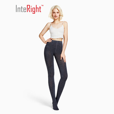 

INTERIGHT Womens pantyhose autumn&winter thick microfiber stereo Slim warm pantyhose flesh color code