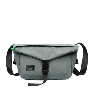 

ZHANAO trend mens shoulder bag canvas messenger bag fashion sports womens casual pockets