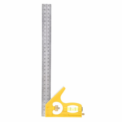 

Stainless Steel Combination Angle Ruler Measuring Tool stainless steel material The scale is clear&accurate Combination ruler