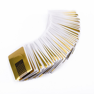 

100PCSLot Acrylic Nail Forms Manicure Styling Tools Nails Gel Extension Sticker
