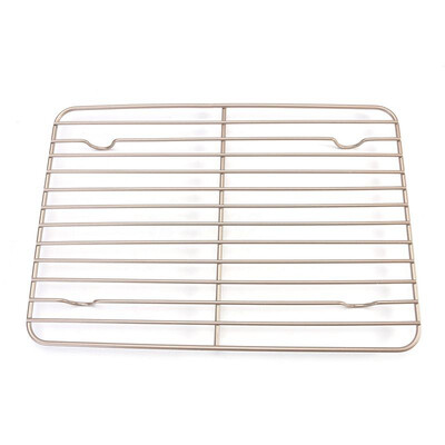 

UpperX Nonstick Champagne Gold Kitchen Cooling Rack Drying Stand Oven Baking Cake Pan 13inch Baking Rack