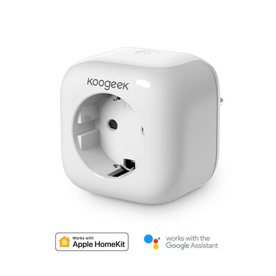 

Koogeek Wi-Fi Enabled Smart Plug Compatible with Alexa Works with Apple HomeKit And The Google Assistant Voice Control