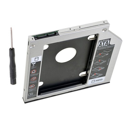 

NEW SATA 127mm 2nd Hard Drive HDD HD SSD Caddy Adapter for HP Elitebook 8460p 8470p 8560p 8570p 8760p