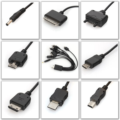 

10 В 1 МИНИ МИКРО УНИВЕРСАЛЬНЫЙ USB КАБЕЛЬ ЗАРЯДНОГО УСТРОЙСТВА МОБИЛЬНОГО ТЕЛЕФОНА/MP3 ПРИВЕСТИ