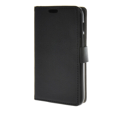 

MOONCASE Чехол для Alcatel одно касание Pixi 3 (4.5") ВЗ-4027 флип кожаный бумажник карты чехол с kickstand Чехол черный