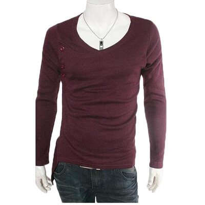 

Zogaa New Men's T-Shirt Casual Round Collar