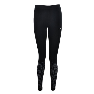 

Li Ning LI-NING badminton wear fitness clothing tight-fitting sports trousers sports running quick-drying breathable training fitness pants womens trousers AULN272-1 standard black M