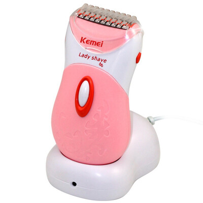 

kemei горячей продажи женских шейвер электрической epilator обвинения типа соскоб удаления волос устройство epilator леди удаления волос
