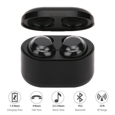 

X6 TWS Bluetooth Earphones Mini Dual Earbuds True Wireless Twins Stereo Sport Waterproof Headset Headphone with Mic Charging Box