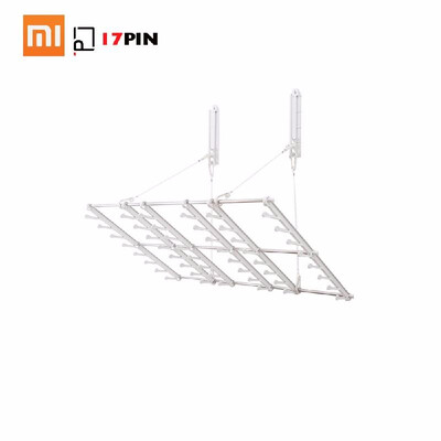 

Xiaomi 17PIN Multifunctional Clothes Hanger With Hook Wall Organizer Rack Stand Stainless Steel Laundry Drying Rack Baby Adults