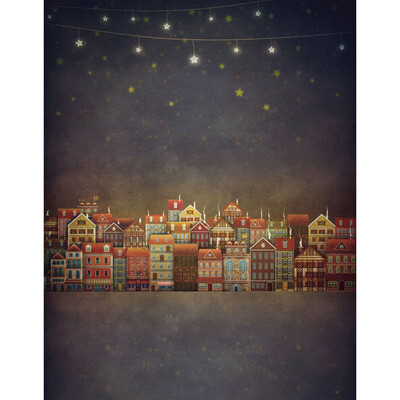 

Nostalgic Box Photo Backdrop 57FT Vinyl Fabric Cloth Digital Printing Photo Background s-2156