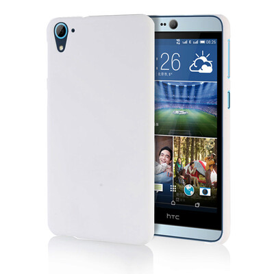 

MOONCASE Hard Rubberized Rubber Coating Devise Back Case Cover for HTC Desire 826 White