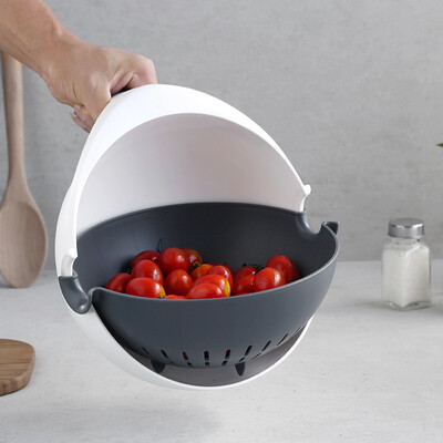 

JZAO round rotary drain basket fruit basket