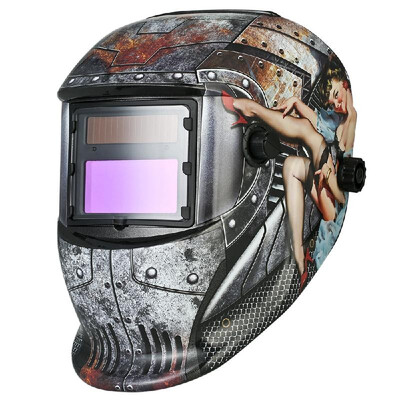

Industrial Welding Helmet Solar Power Auto Darkening Welding Helmet TIG MIG with Adjustable Head Band