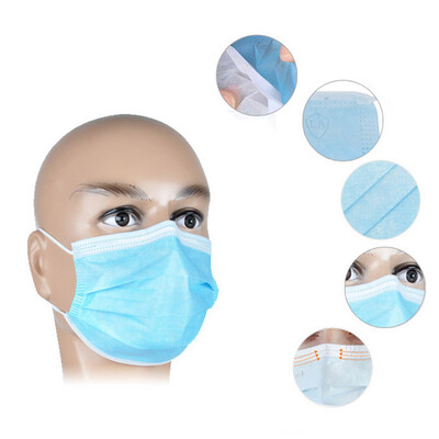 

50Pcs Disposable Medical Dustproof Surgical Face Mouth Masks Ear Loop New