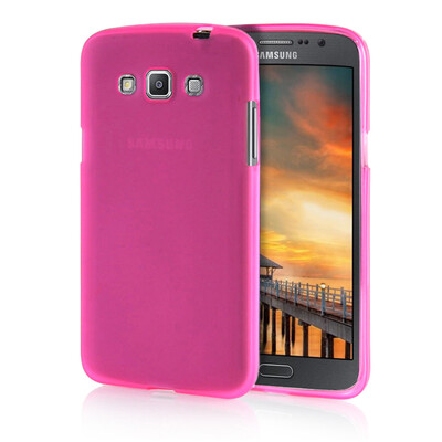 

MOONCASE Transparent Soft Flexible Silicone Gel TPU Skin Shell Back Case Cover for Samsung Galaxy Grand Max G7200 Hot Pink
