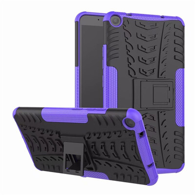 

Fecoprior Case For Lenovo TAB 3 Plus 70inch Back Cover Stand Silicon TPU PC Armor Heavy Rugged Skin Fundas