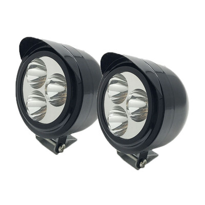 

2Pcs Motorcycle Headlight LED 6000K Bright Motor Spotlights Headlamp Motorbike Night Driving auxiliary Lights Head Spot Lamp