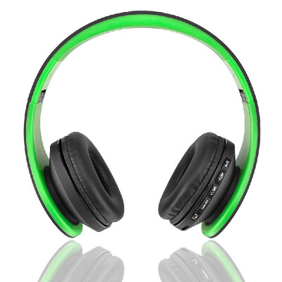 

Digital 4-1 Stereo Bluetooth Headphone Wired Headset Call Mic FM MP3SDTF B6KP