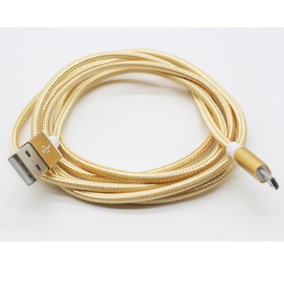 

15M 5FT Micro USB Cable Metal Head Braided Nylon Data Sync Charger Cord for Samsung S3 S4 Note 2 HTC LG Huawei Smart Phone