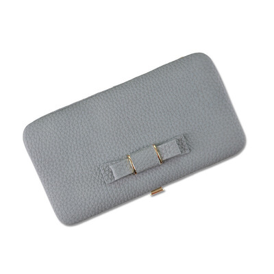 

Purse Bow Wallet Female Famous Brand Card Holders Cellphone Pocket Pu Leather Women Money Bag Clutch Women Wallet