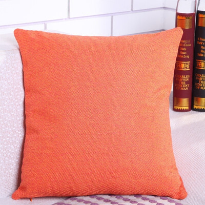 

Solid Color Series Cushion High Quality Throw Pillow Both Side Color Cotton Linen Cushion Sofa Car Home Decorative Pillow