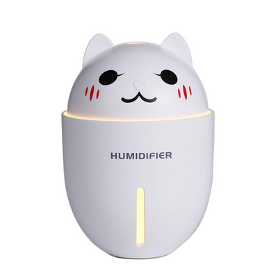 

Cool Mist Humidifier Portable Small Humidifiers with Light&USB Fan 320ml 10 Humidifiers for Bedroom Desk Office&Home