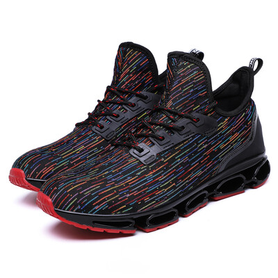 

TANGDE FLY KNITTED BREATHABLE ALTHLETIC SPORTS LACE UP SNEAKERS