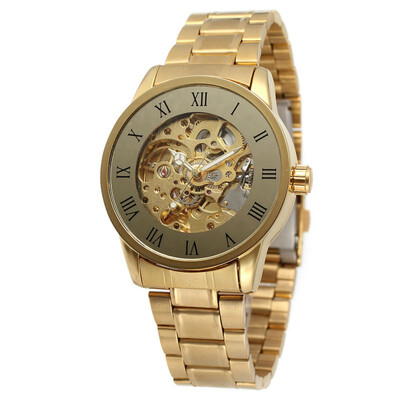 

Winner skeleton mechanical watch w207